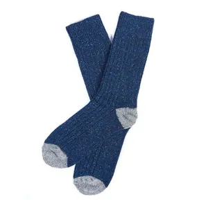 #1 Best Seller: Barbour Houghton Socks Navy / Grey  Almost Gone!