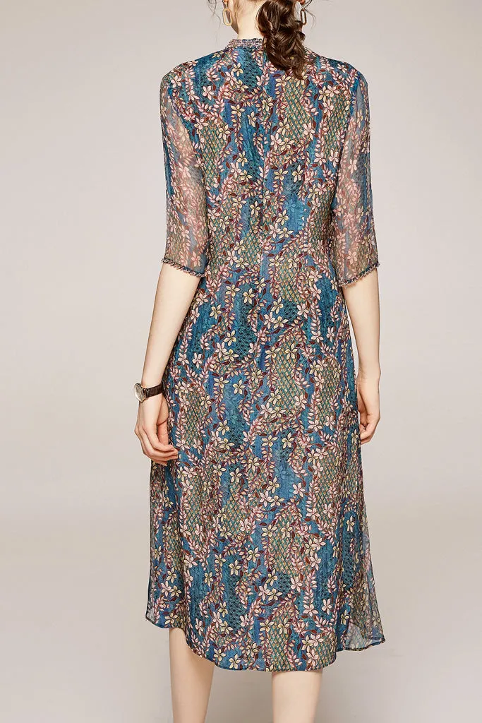 #1 Best Seller: Half Sleeve Overlay Slim Dress XL in Clearance  Going Fast!