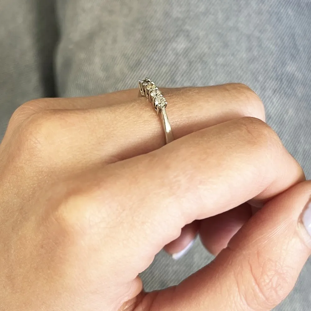 9ct White Gold 0.34cts Diamond Eternity Ring