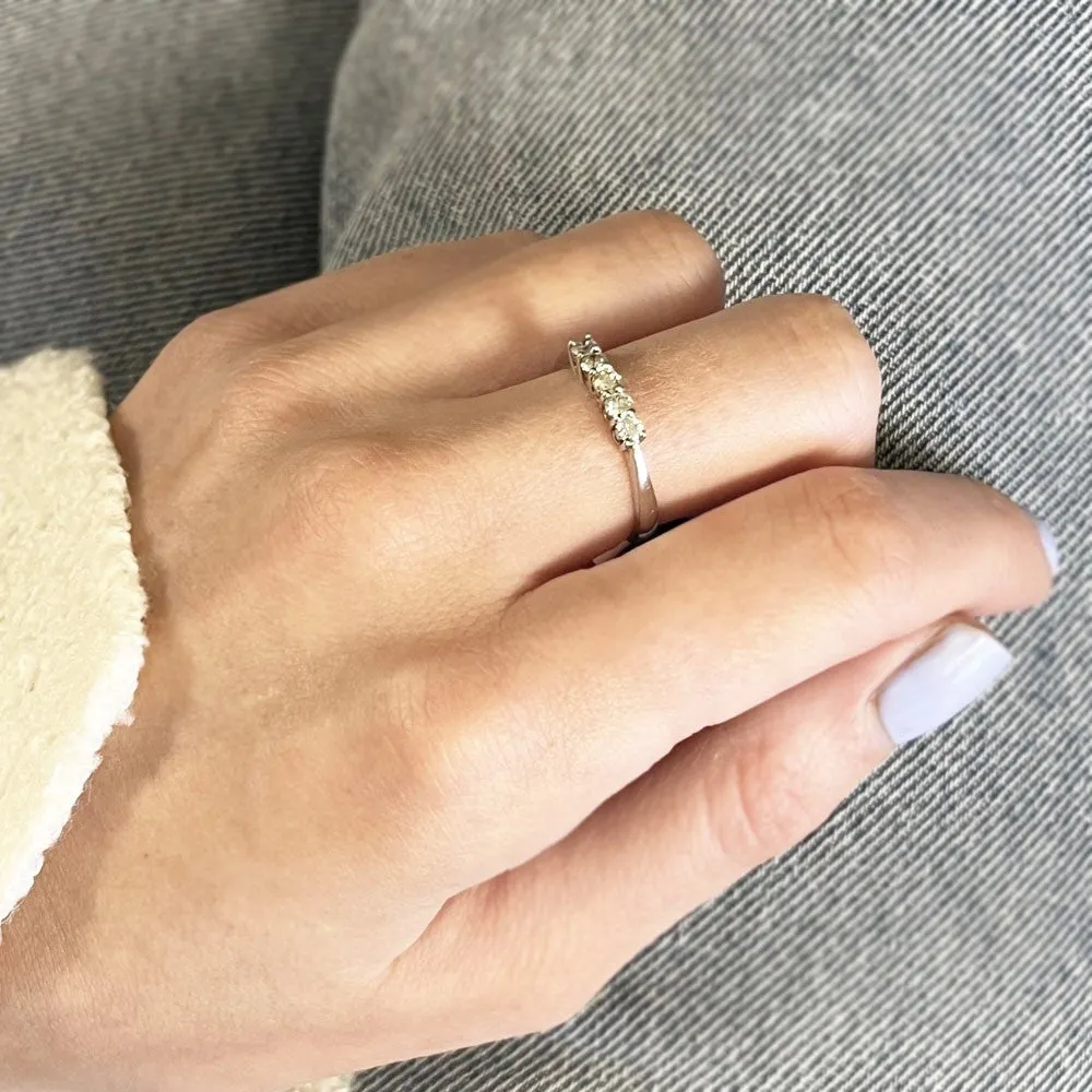 9ct White Gold 0.34cts Diamond Eternity Ring