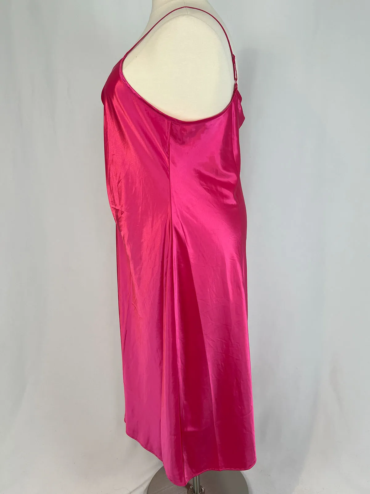 A New Day Size 22W Hot Pink Slip Dress NWT
