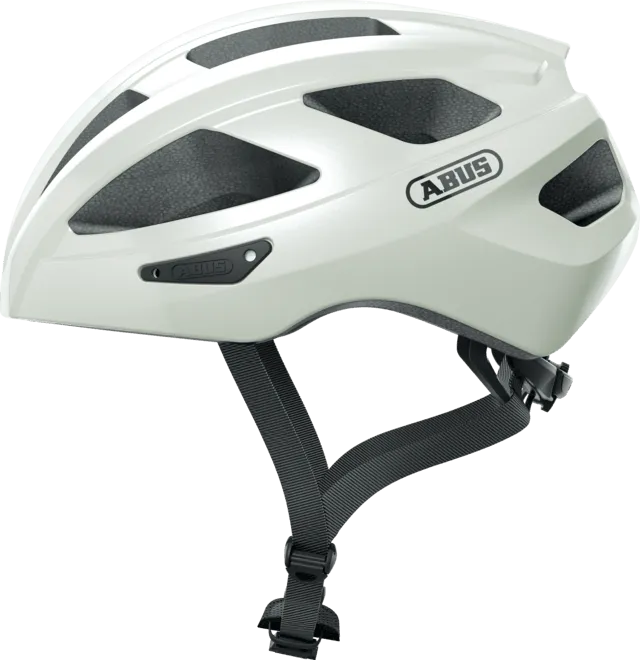 Abus Macator Road Cycling Helmet (Pearl White)