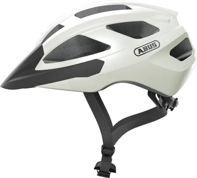 Abus Macator Road Cycling Helmet (Pearl White)