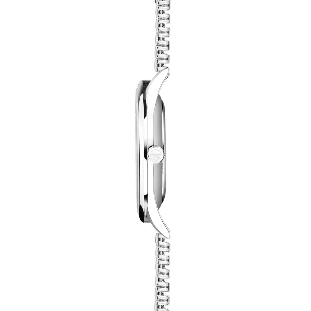 Accurist Classic Mens Expander Bracelet Watch White Dial 73000X