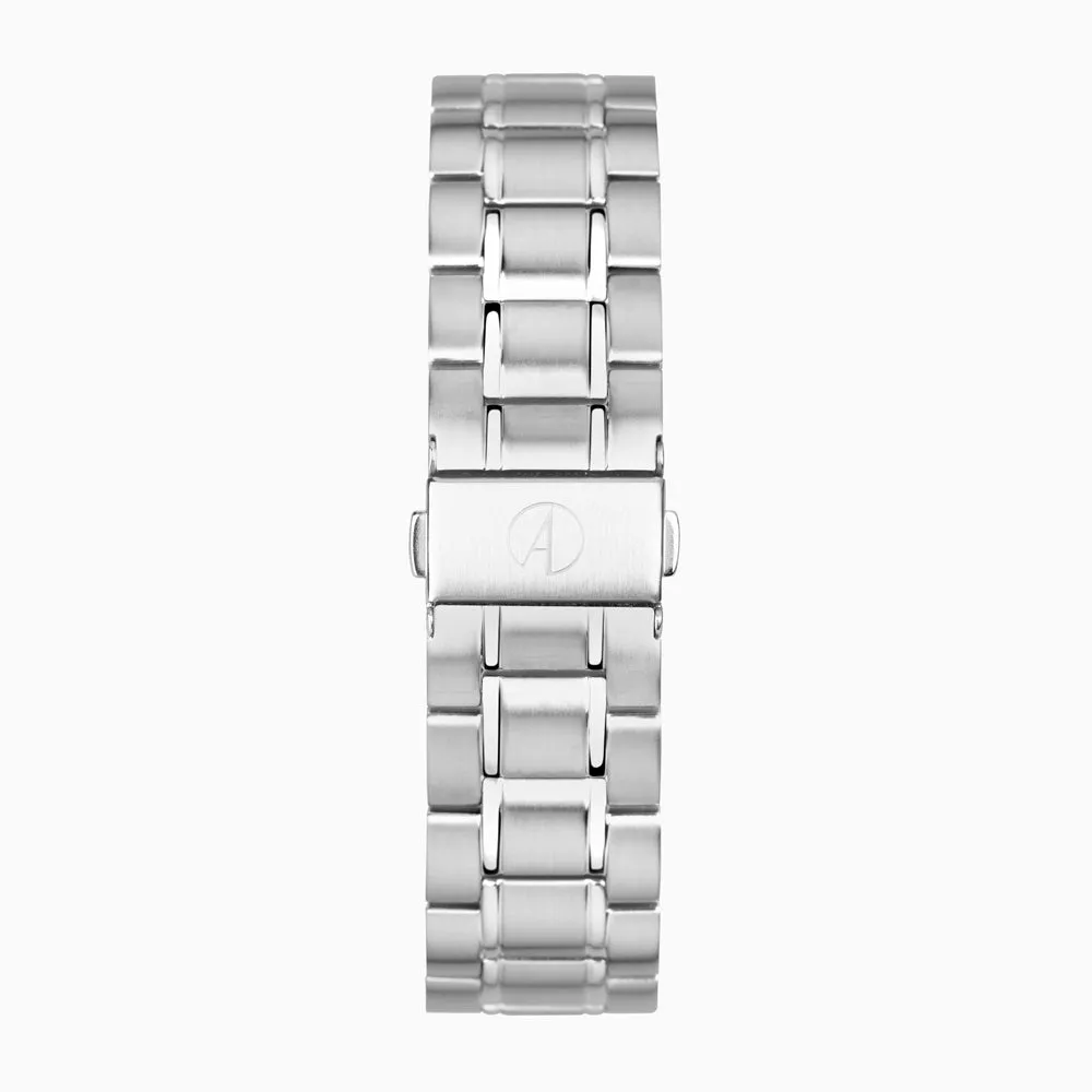 Accurist Classic Mens Watch 73002 Stainless Steel with Black Dial