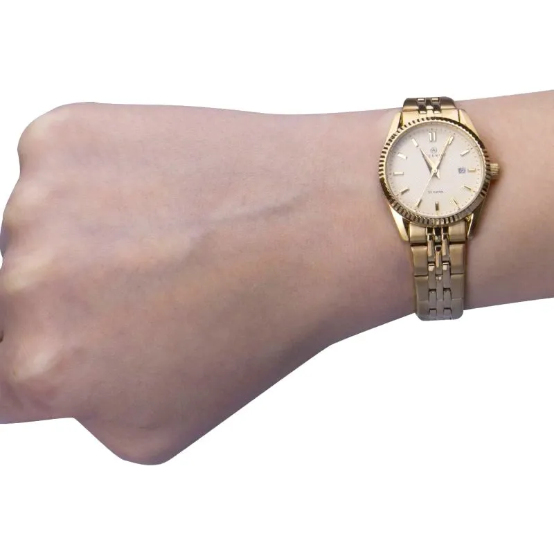 Accurist Gold Tone Bracelet Ladies Watch 8240