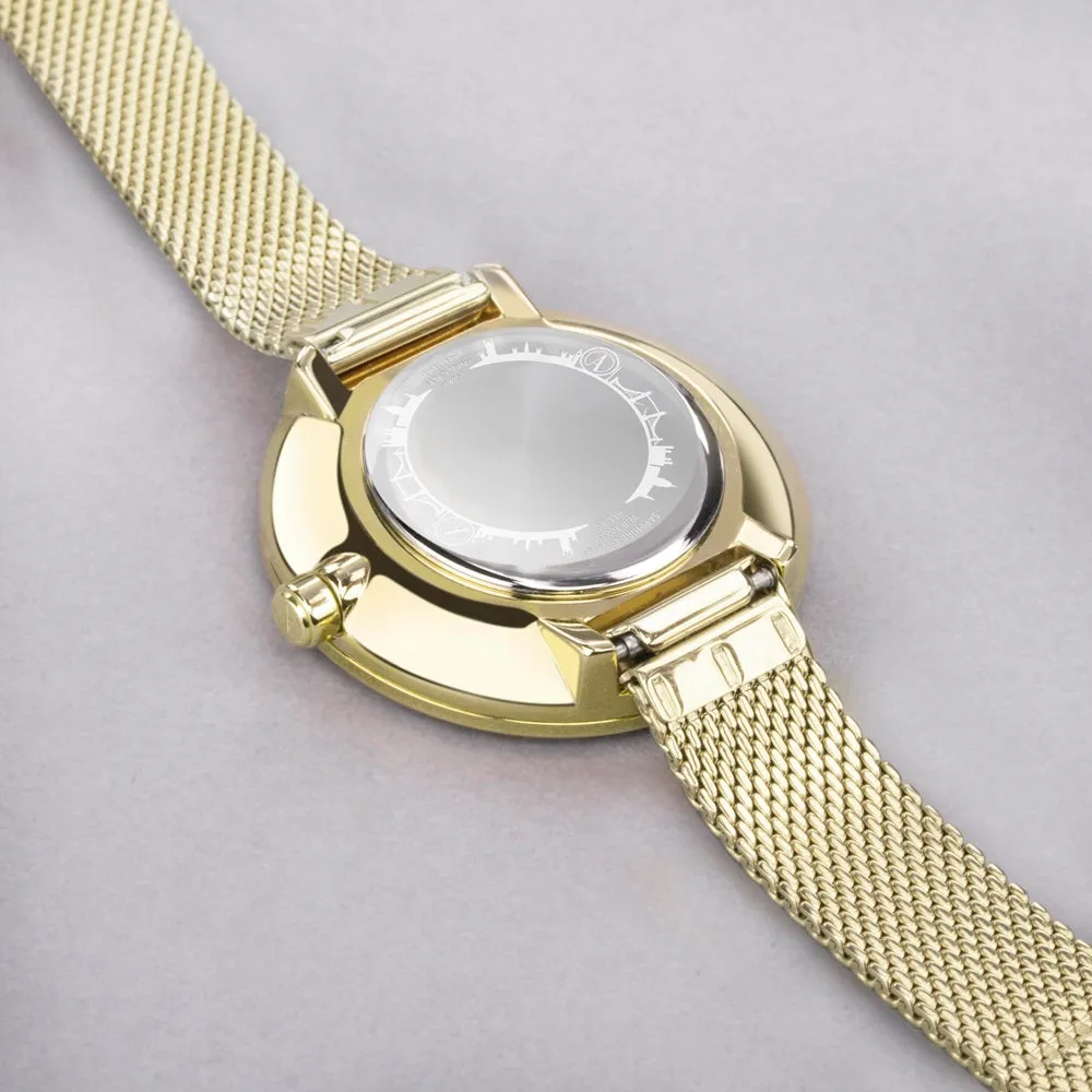 Accurist Ladies Watch 78004 With Green Malachite Dial