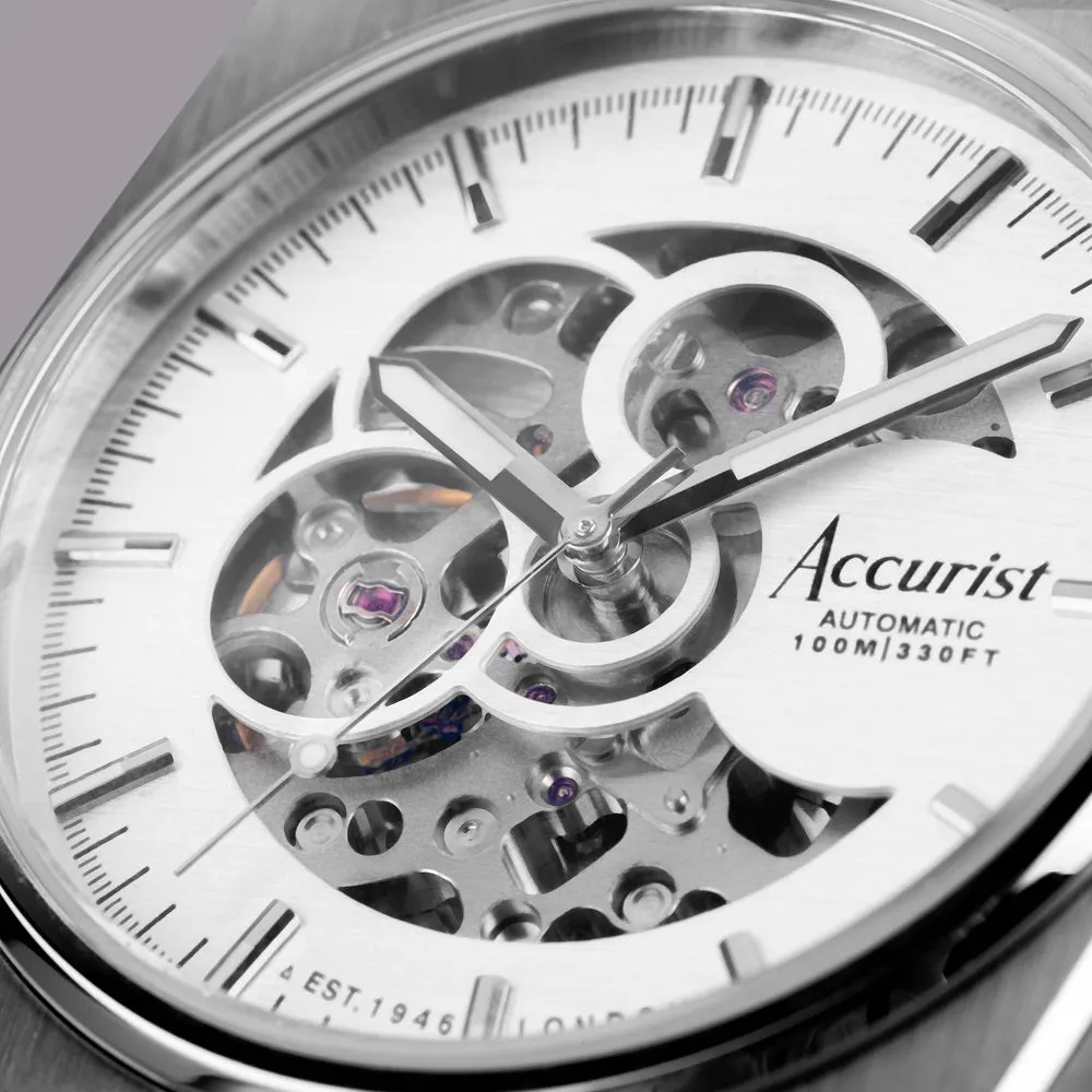 Accurist Origin Skeleton Dial Automatic Mens Watch 70022