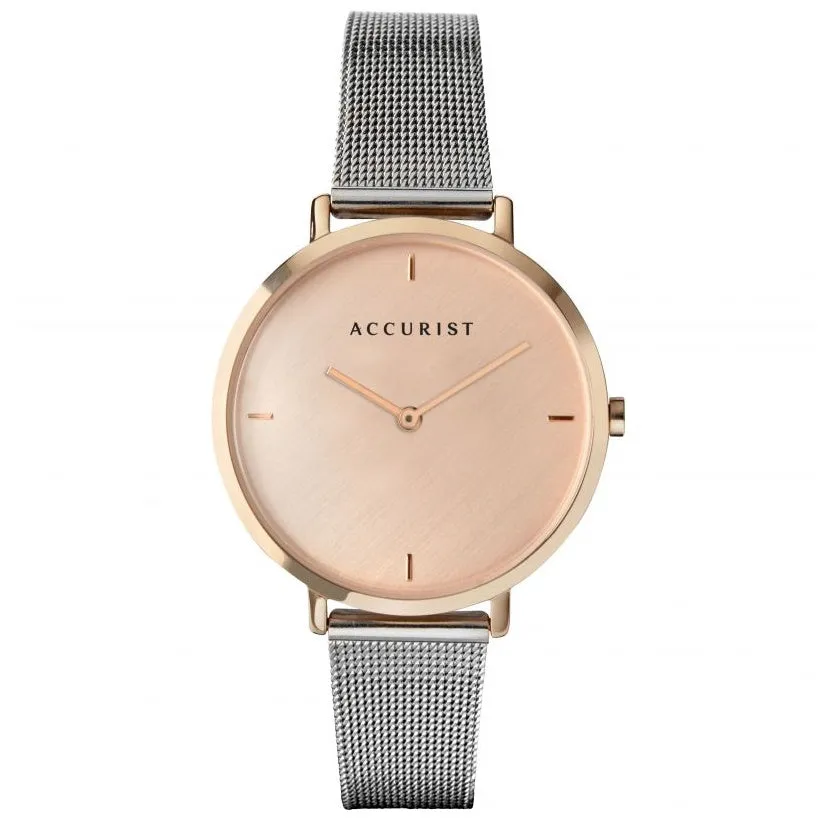 Accurist Pink Dial Ladies Watch 8348