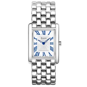 Accurist Rectangle Ladies Watch 71007 - White Dial 26mm Case