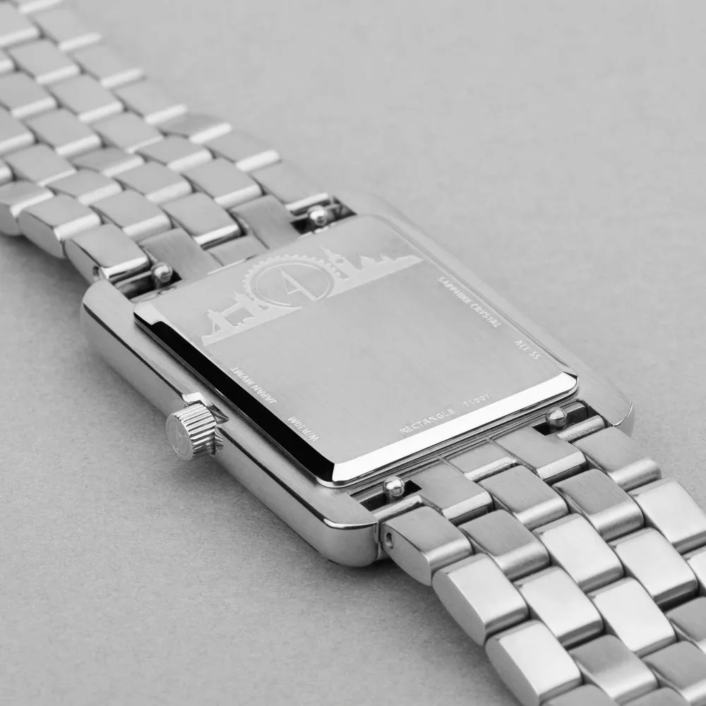 Accurist Rectangle Ladies Watch 71007 - White Dial 26mm Case