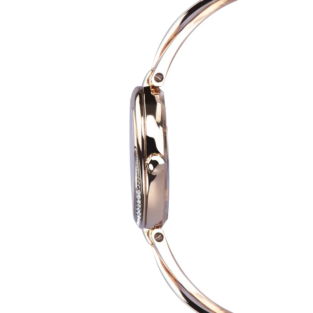 Accurist Rose Gold Crystal Set Ladies Watch Gift Set 8189G