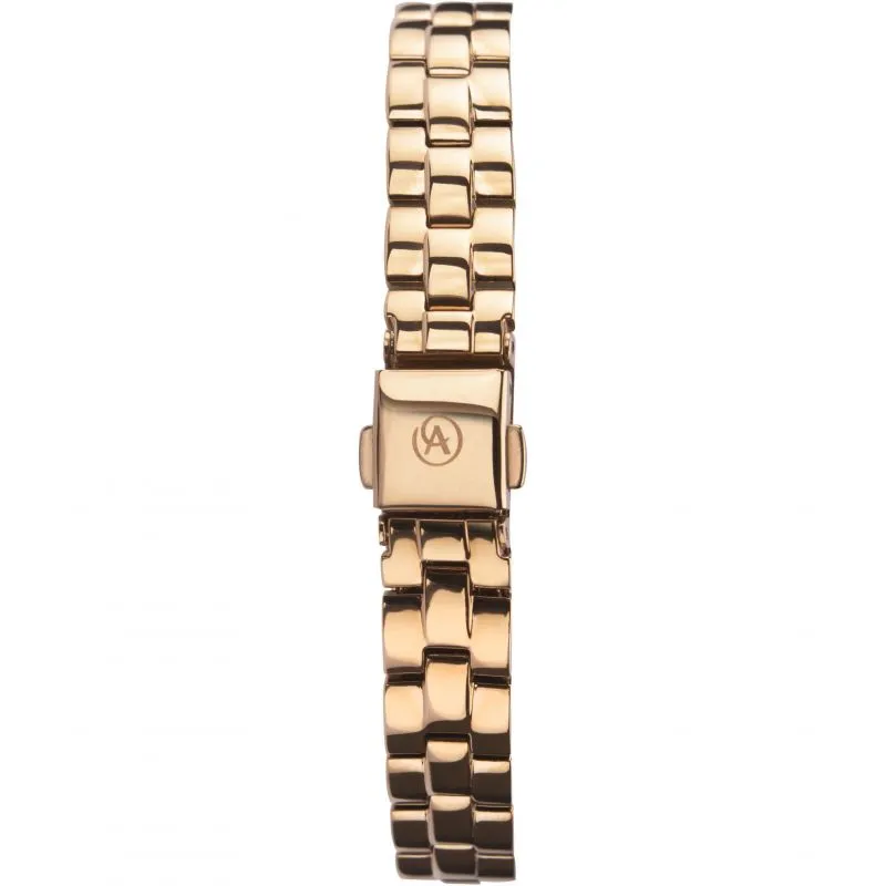 Accurist Rose Tone Crystal Set Ladies Watch 8310