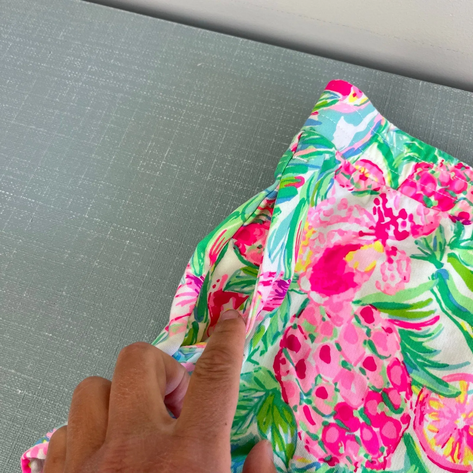 Affordable Luxury Lilly Pulitzer Girls Midea Shorts Resort White Pear Necessities XL 12-14 NWOT  Today Only!