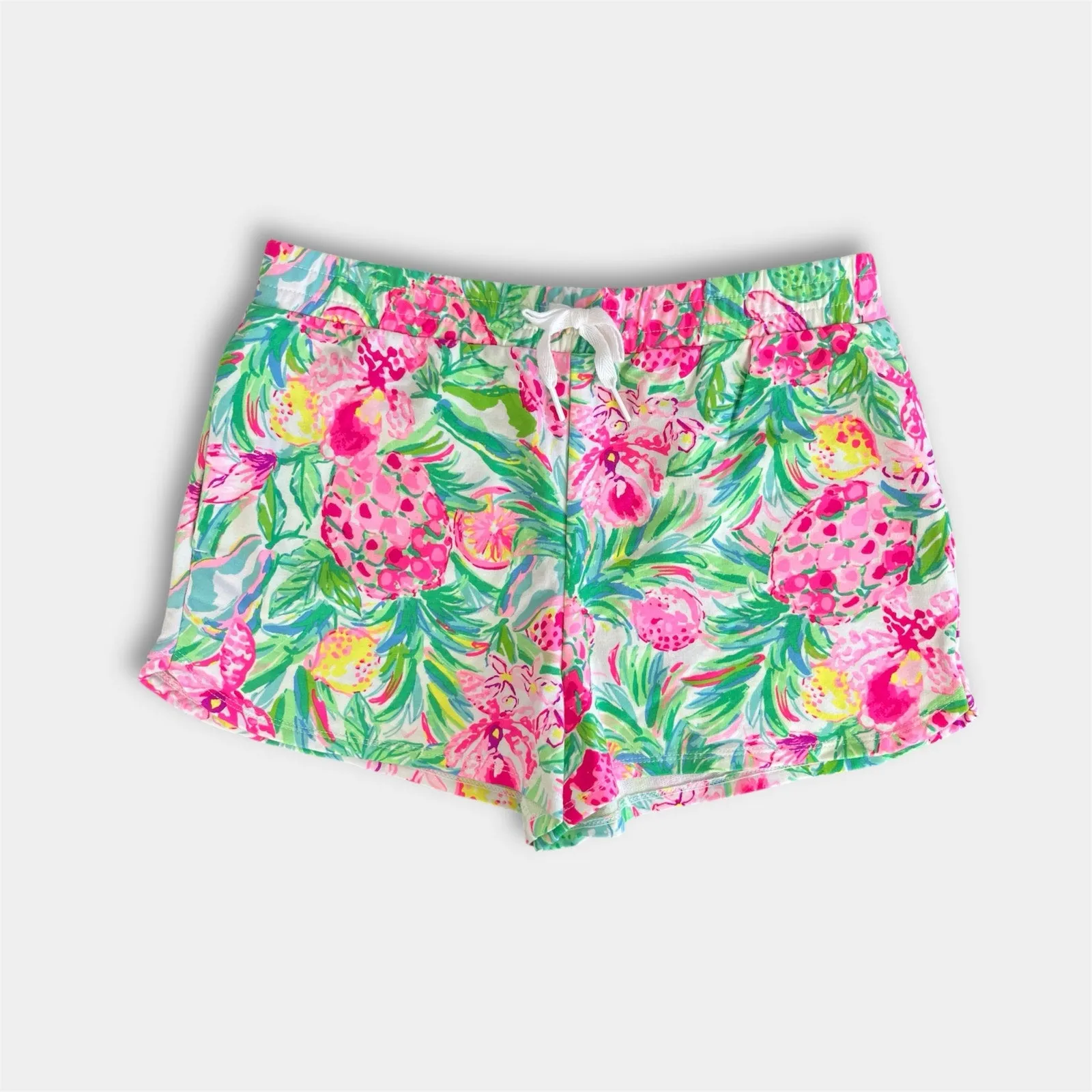 Affordable Luxury Lilly Pulitzer Girls Midea Shorts Resort White Pear Necessities XL 12-14 NWOT  Today Only!