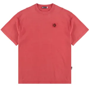 Affordable Luxury ST95 Urano Patch Oversized SS T-shirt Washed Red  Almost Sold Out!