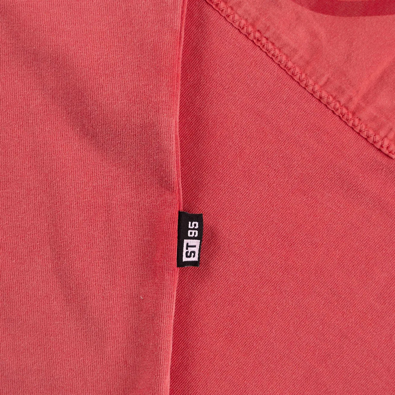 Affordable Luxury ST95 Urano Patch Oversized SS T-shirt Washed Red  Almost Sold Out!