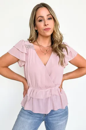 Alaynah Ruffle Surplice Top - FINAL SALE