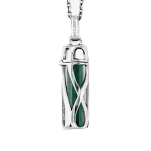 Angel Whisperer Malachite Powerful Stone Necklace ERN-HEAL-ML-S