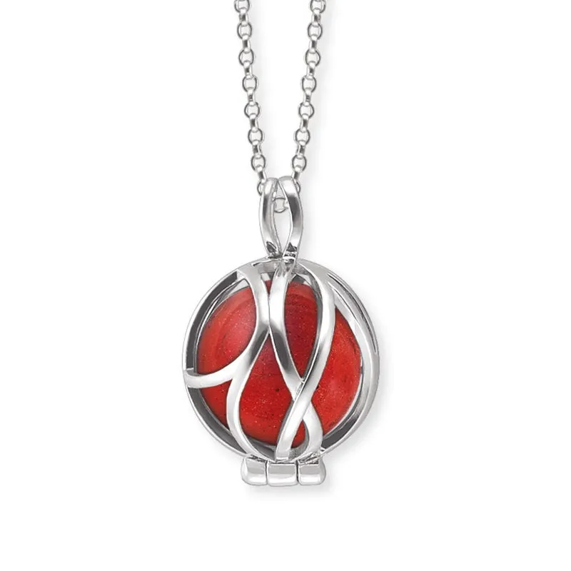 Angel Whisperer Red Jasper Powerful Stone Necklace ERN-HEALPARA-RJ-XS