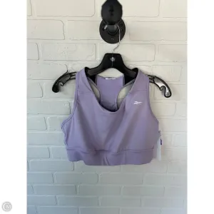 Athletic Bra By Rbx In Purple, Size: 1x