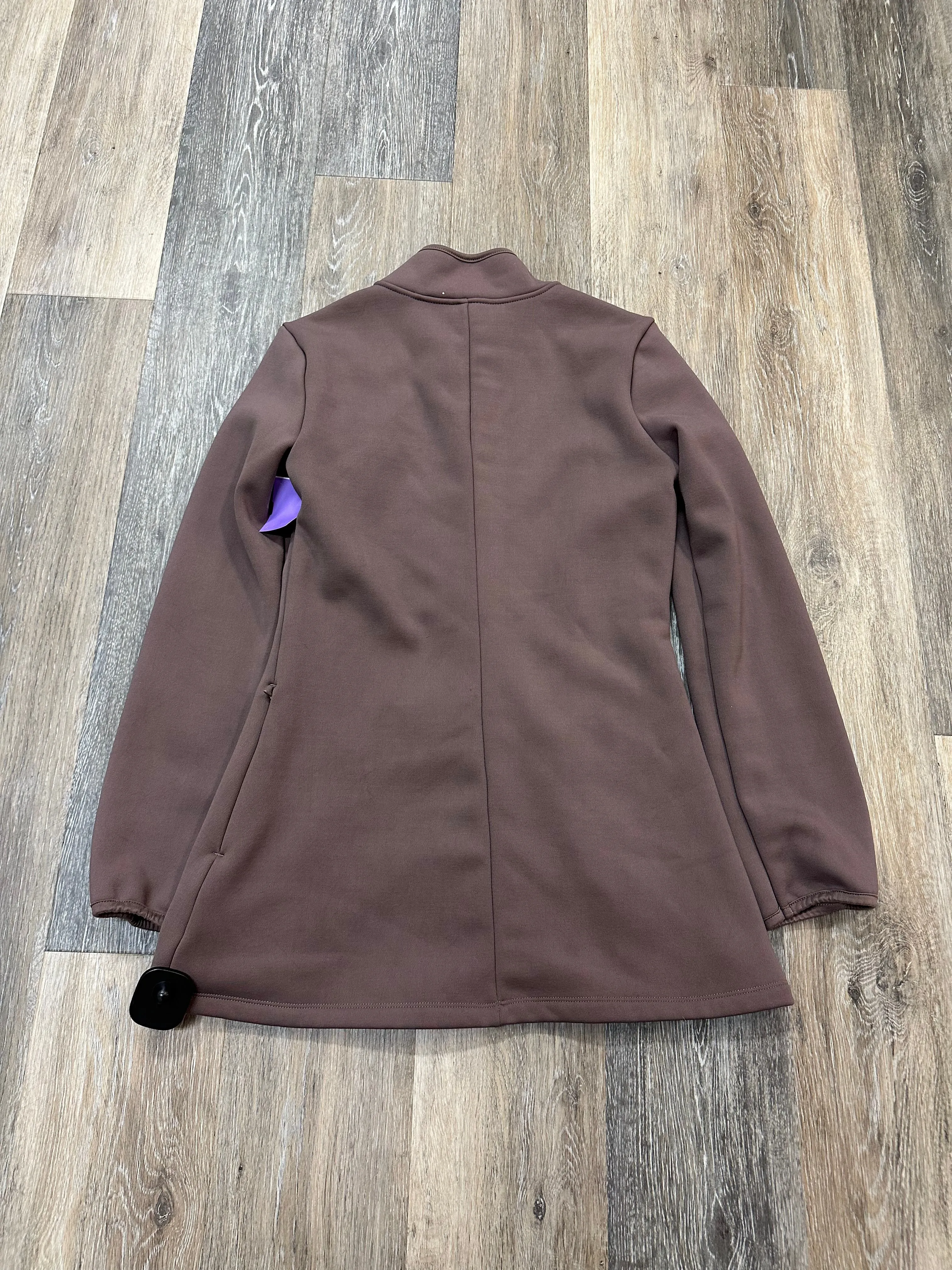 Athletic Jacket By 7 Diamonds In Brown, Size: S