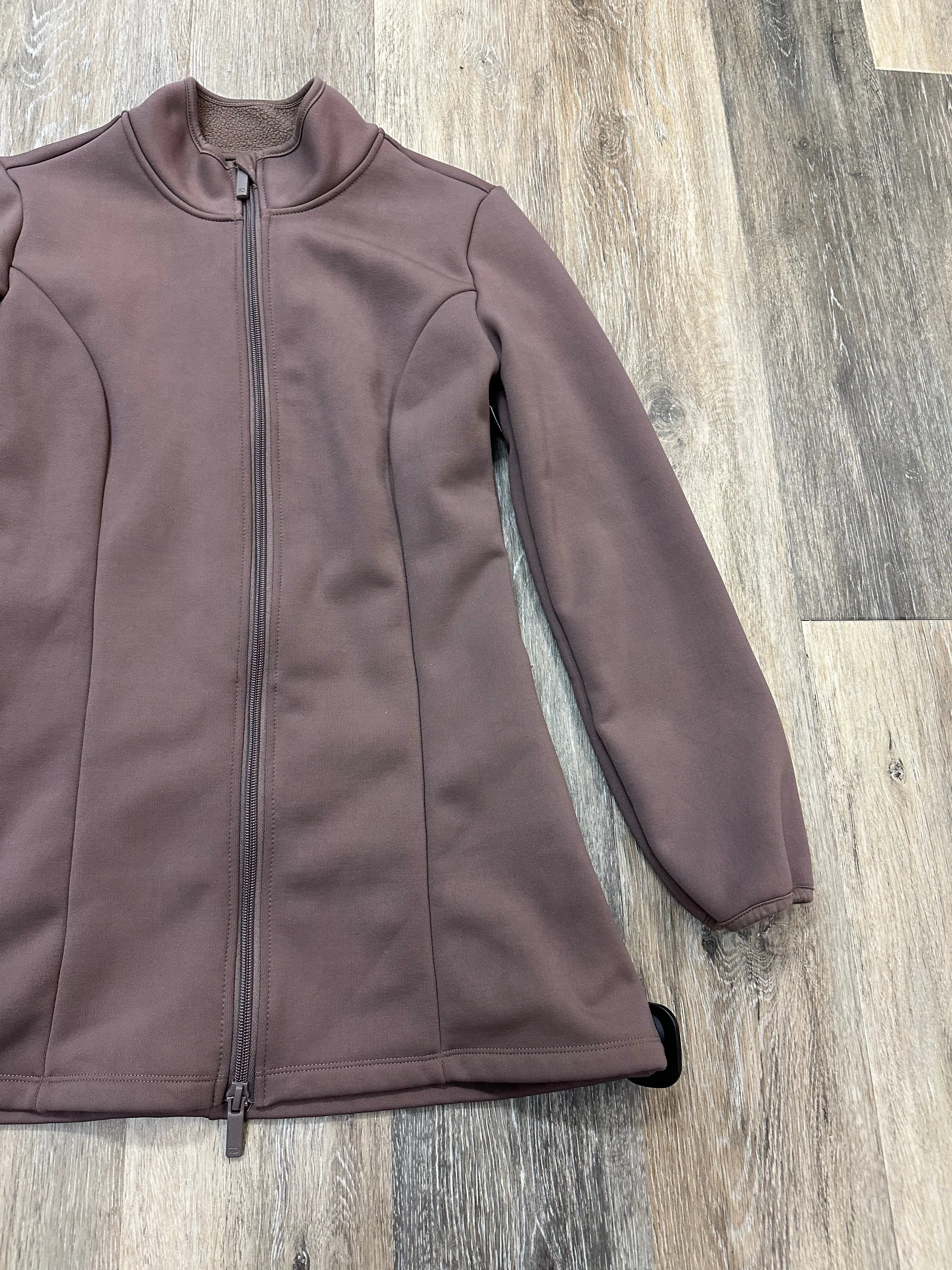 Athletic Jacket By 7 Diamonds In Brown, Size: S