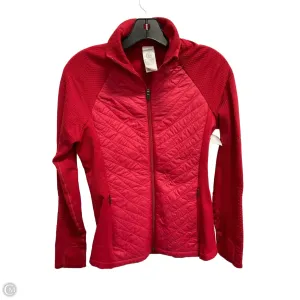 Athletic Jacket By Athleta In Red, Size: M