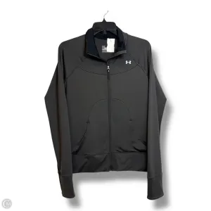 Athletic Jacket By Under Armour In Grey, Size: M