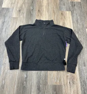 Athletic Sweatshirt Collar By 7 Diamonds In Grey, Size: Xs