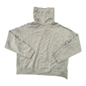 Athletic Sweatshirt Collar By Calvin Klein Performance In Grey, Size:S