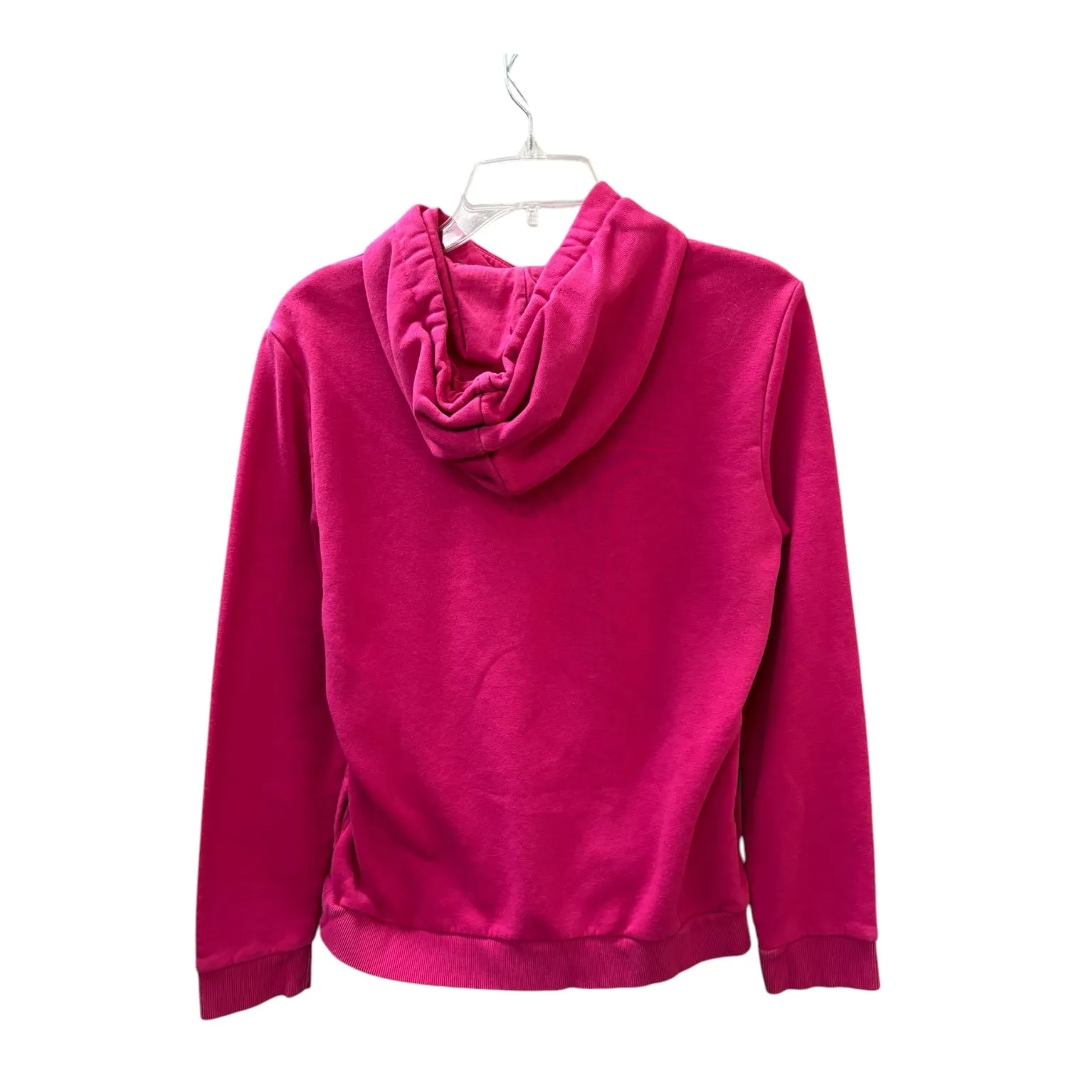 Athletic Sweatshirt Hoodie By Adidas In Pink, Size:M