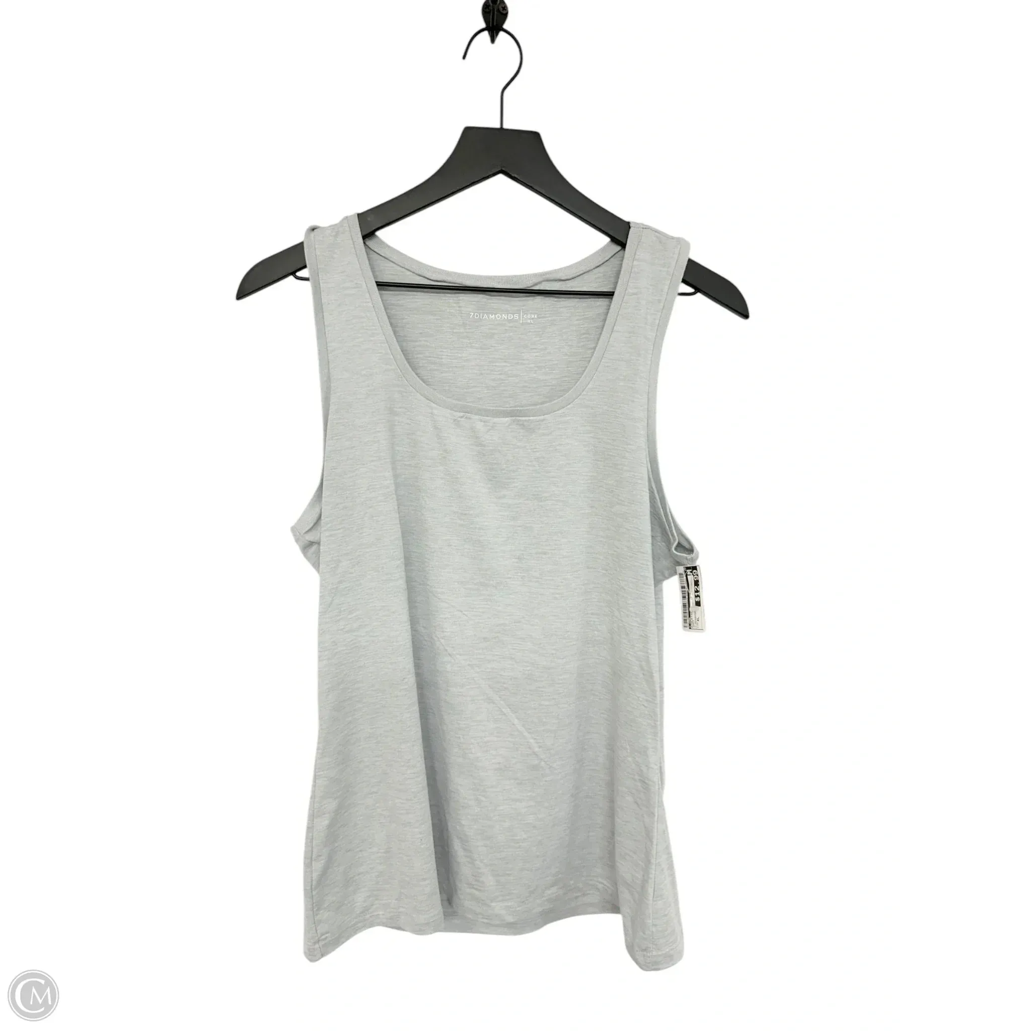 Athletic Tank Top By Cmb In Grey, Size: Xl