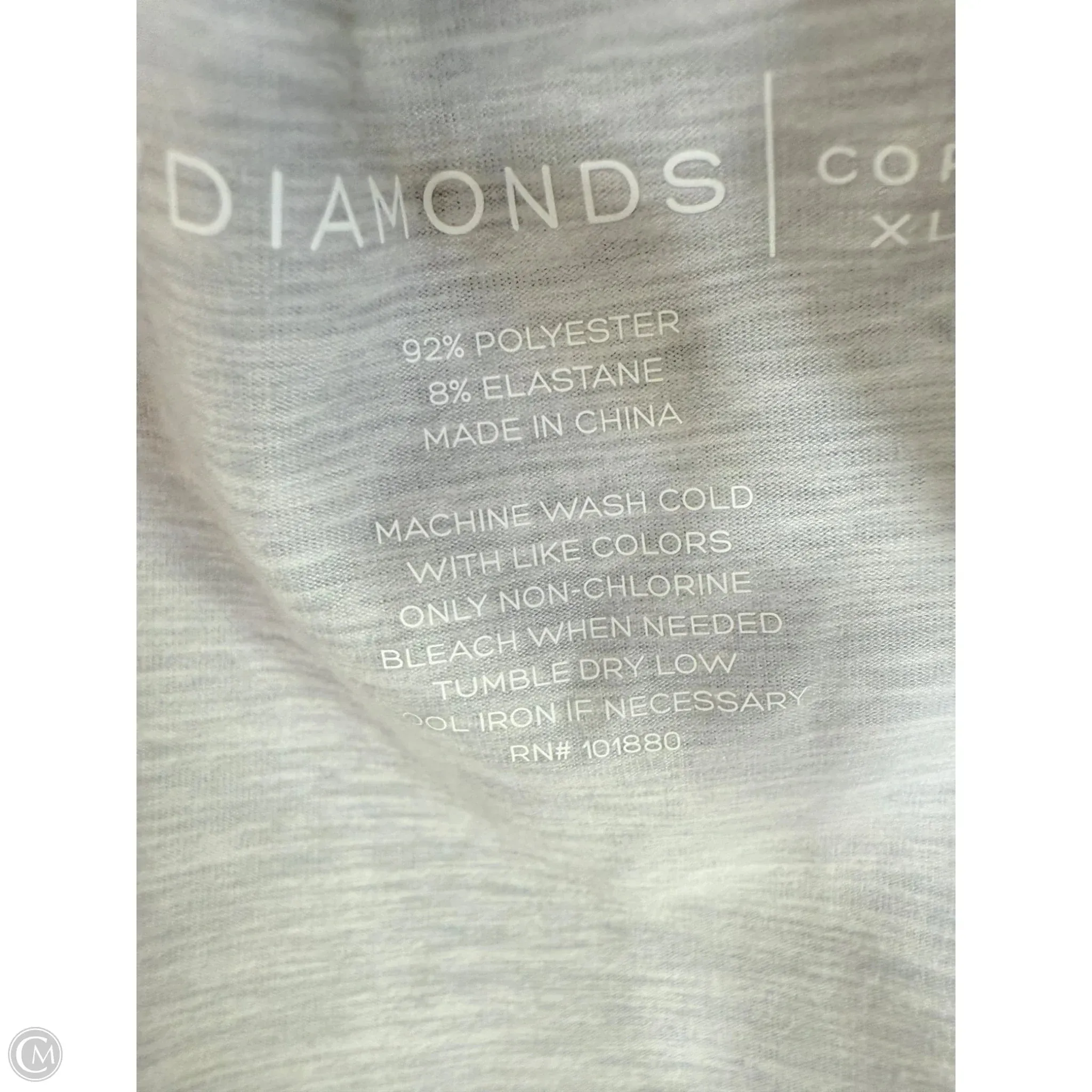 Athletic Tank Top By Cmb In Grey, Size: Xl
