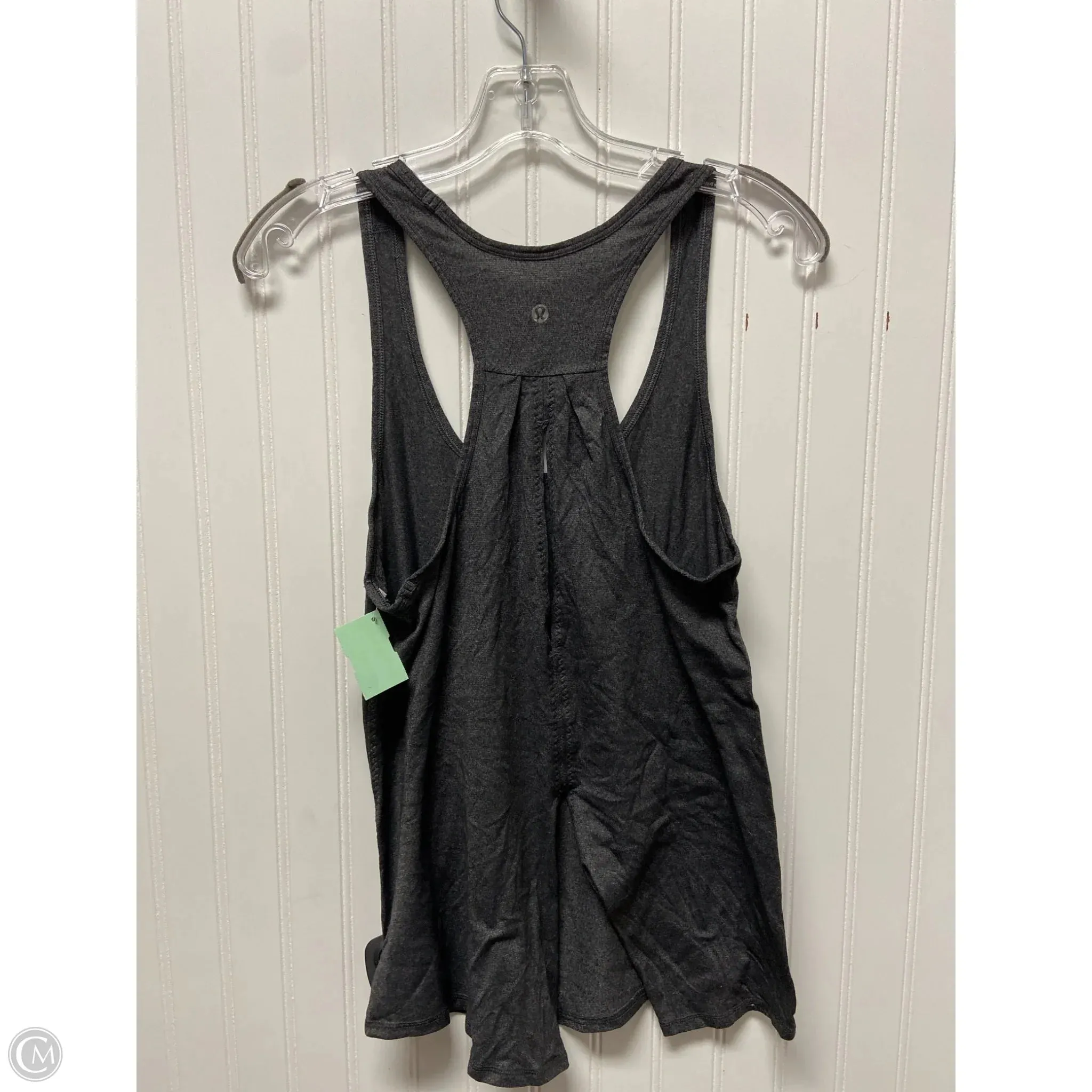 Athletic Tank Top By Lululemon In Grey, Size: M