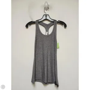 Athletic Tank Top By Lululemon In Grey, Size: Xs