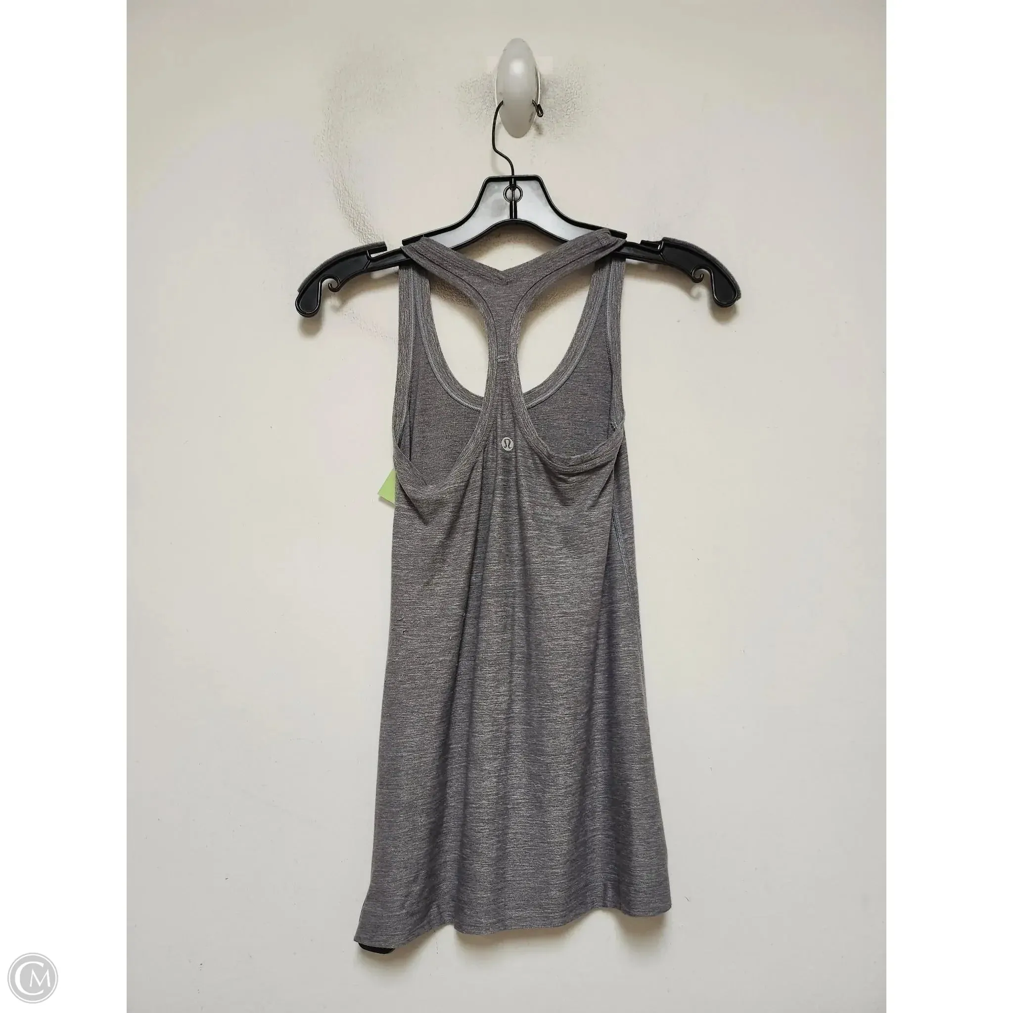 Athletic Tank Top By Lululemon In Grey, Size: Xs