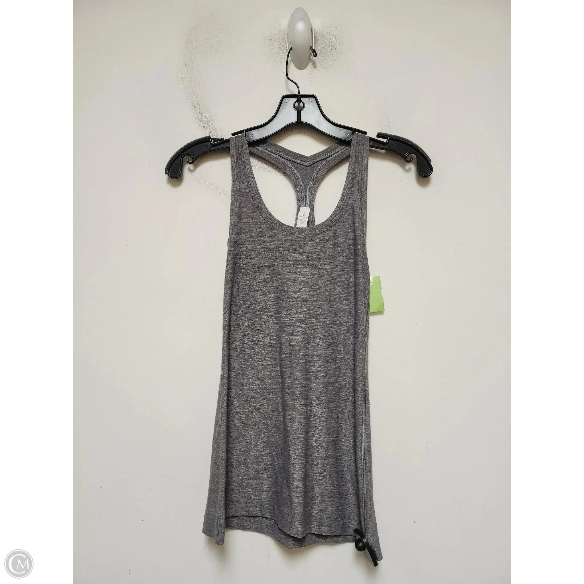 Athletic Tank Top By Lululemon In Grey, Size: Xs