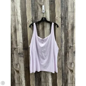 Athletic Tank Top By Nike In Purple, Size: 2x