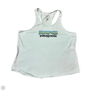 Athletic Tank Top By Patagonia In Blue, Size: Xl