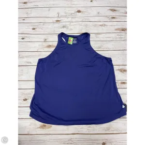 Athletic Tank Top By Tek Gear In Purple, Size: Xxl