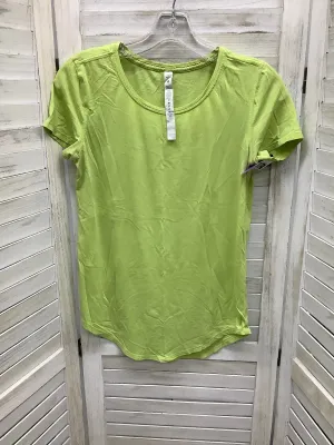 Athletic Top Short Sleeve By Lululemon  Size: 0