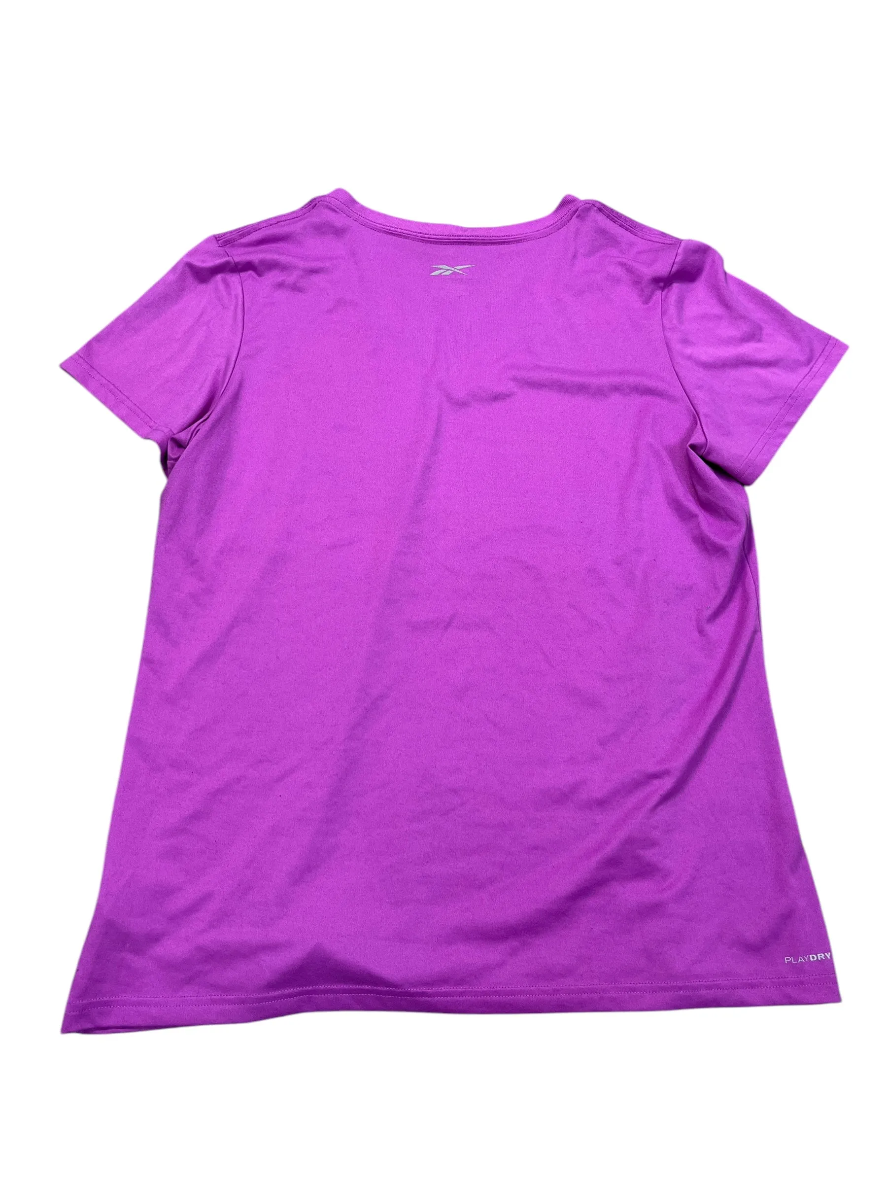 Athletic Top Ss By Reebok In Purple, Size:Xl