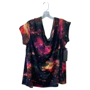 Athletic Top Ss By Torrid In Black & Purple, Size:2X