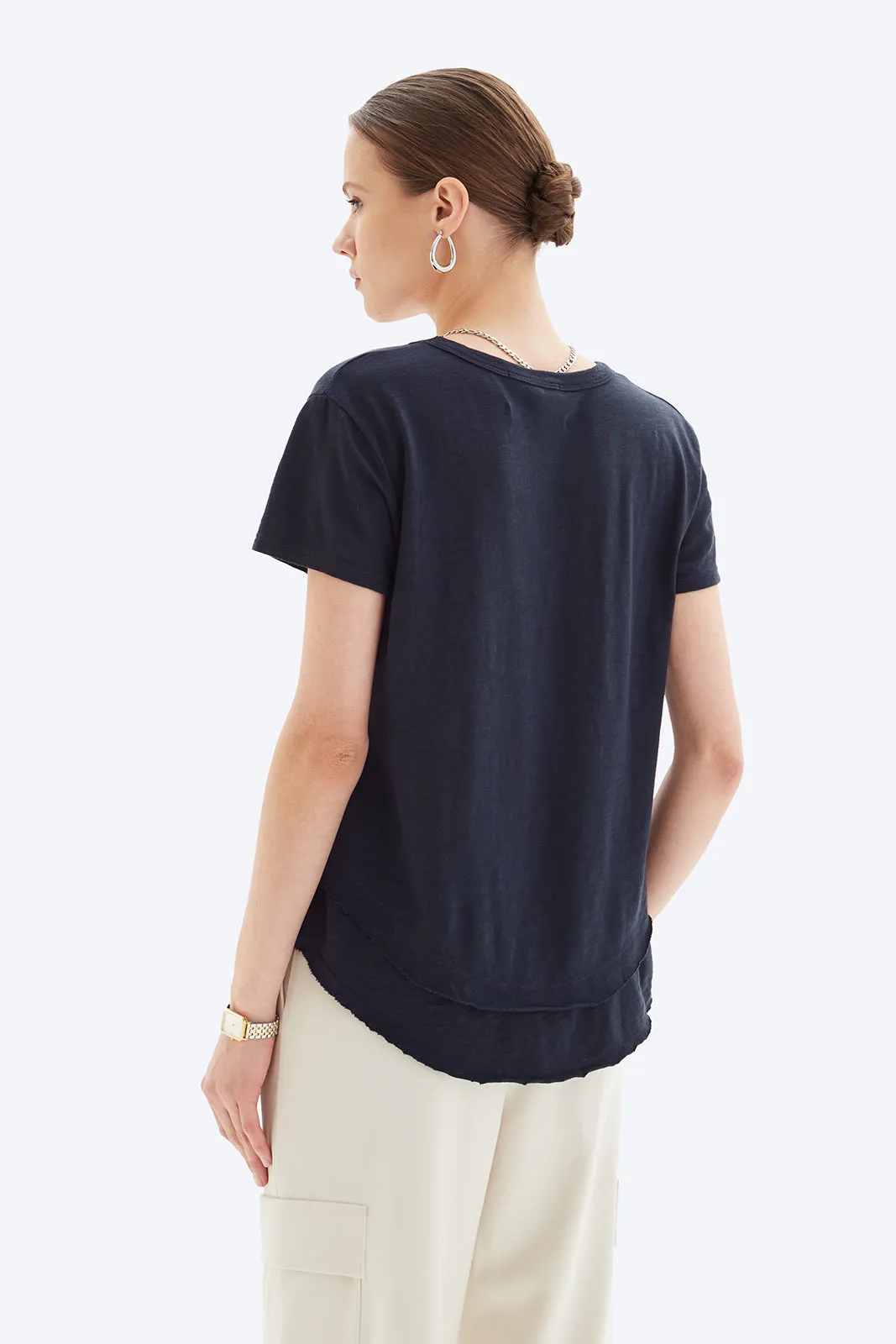AVA MOCK LAYER TEE