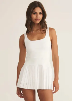 Bestseller In Your Court Dress - White  Limited Stock!