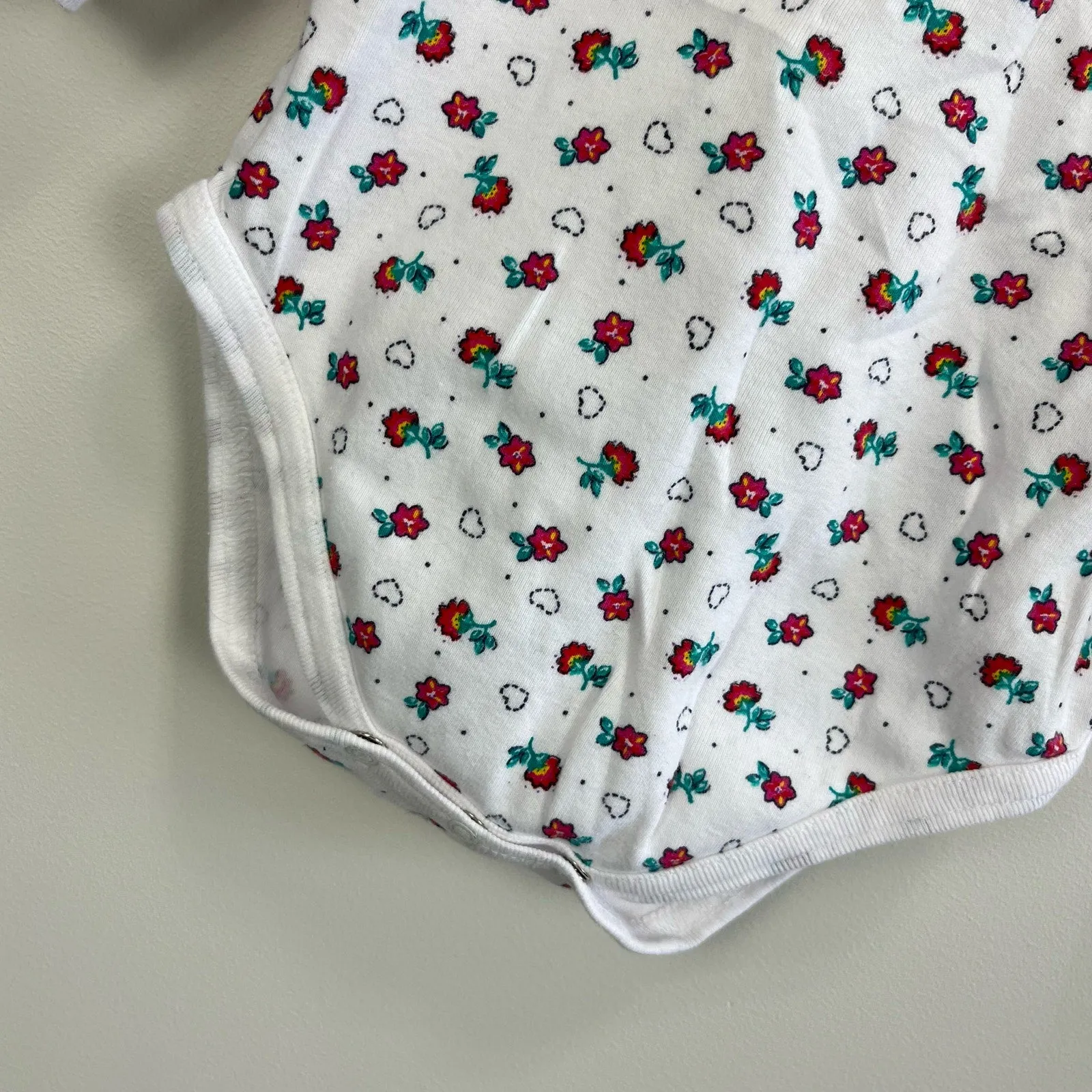 Bestseller Vintage OshKosh B'gosh Floral Bodysuit 24 Months USA  Today Only!