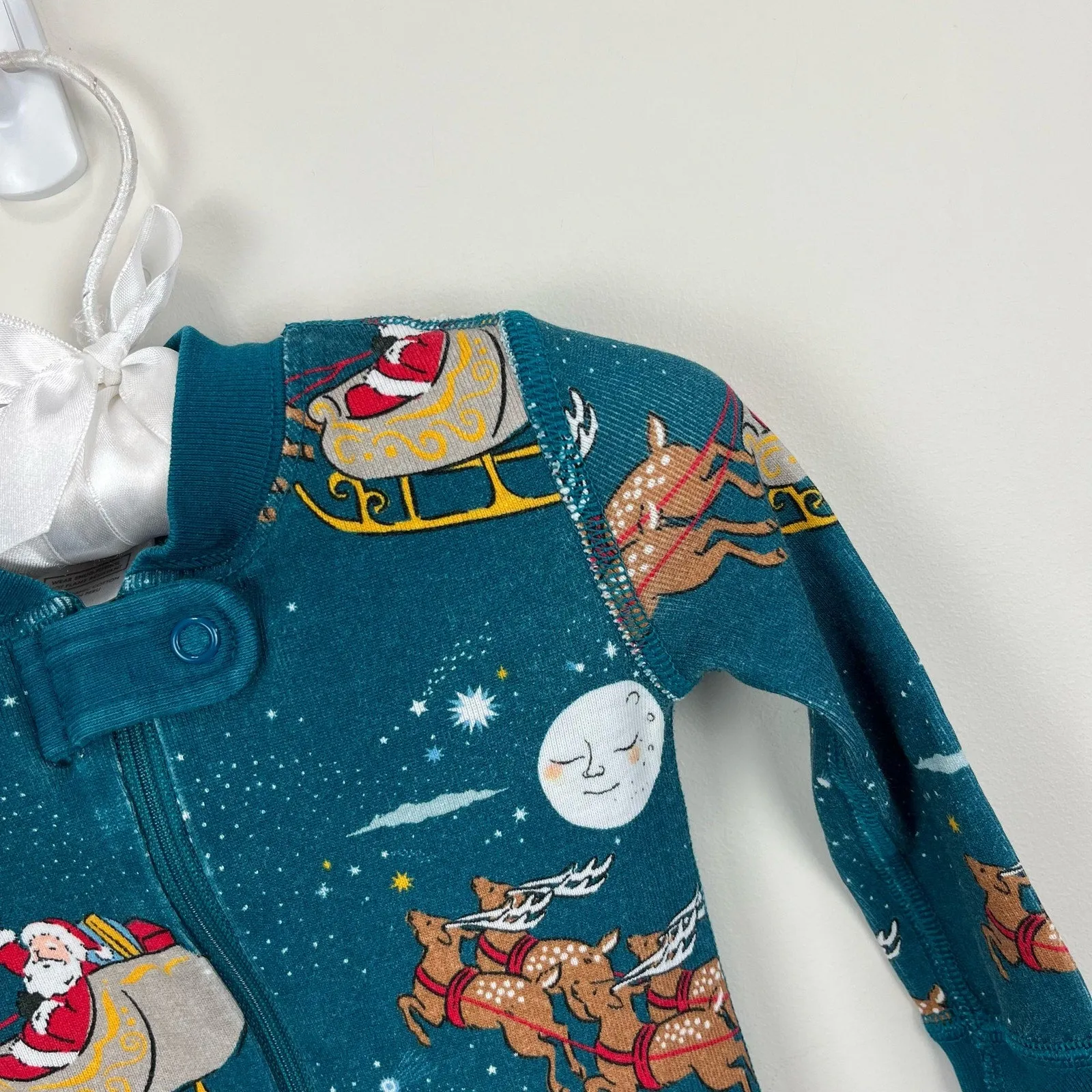 BestSelling Hanna Andersson Santa Clause Sleigh Ride Pajamas 75 cm 12-18 Months  Limited Release!
