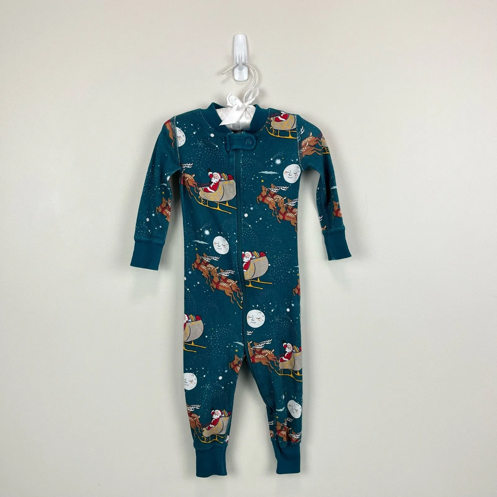 BestSelling Hanna Andersson Santa Clause Sleigh Ride Pajamas 75 cm 12-18 Months  Limited Release!