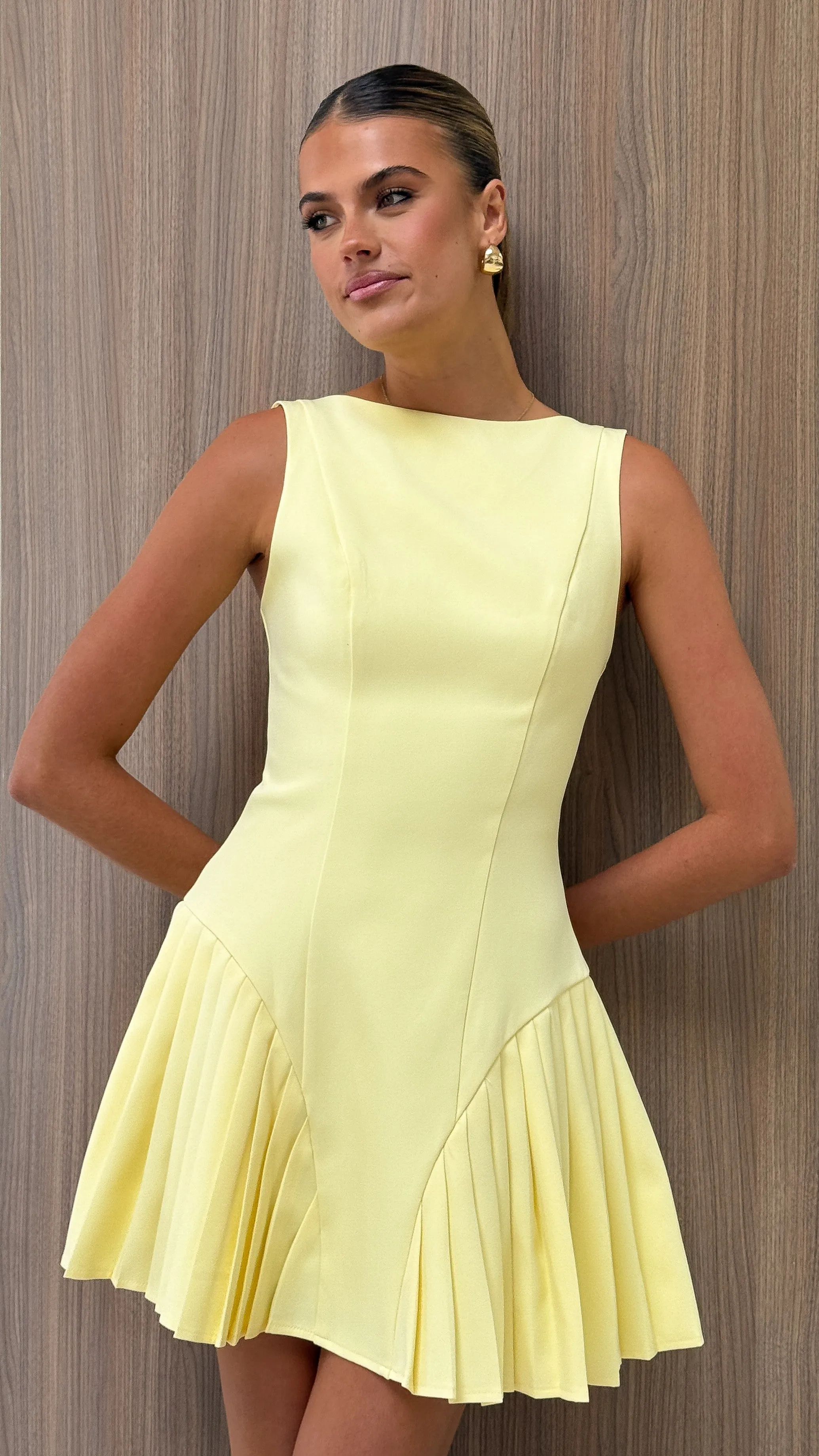 BestSelling Yesim Mini Dress - Yellow  Going Fast!